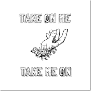 Take on me Merch Posters and Art